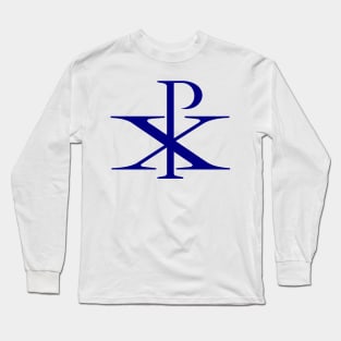 Chrismon (navy blue) Long Sleeve T-Shirt